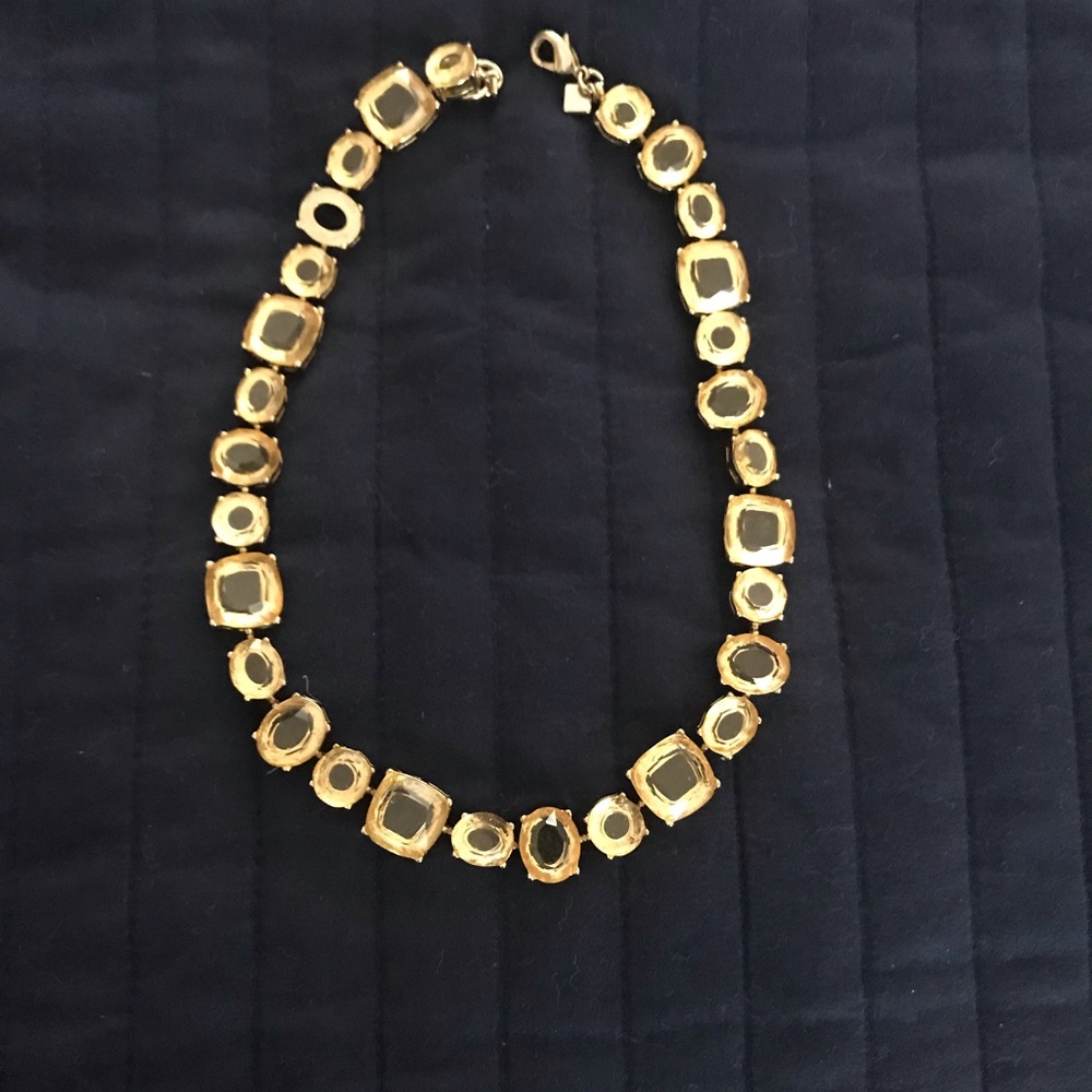 Citrine colored stone necklace